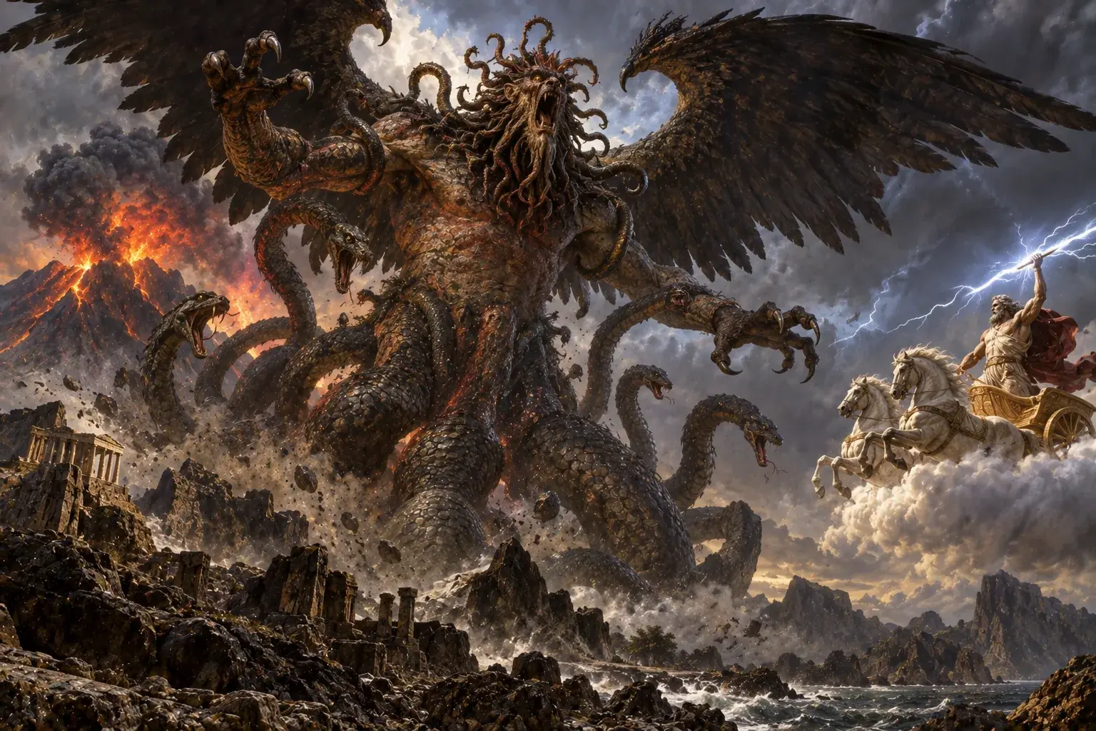 Typhon: The Biggest and Scariest Monster in Greek Mythology