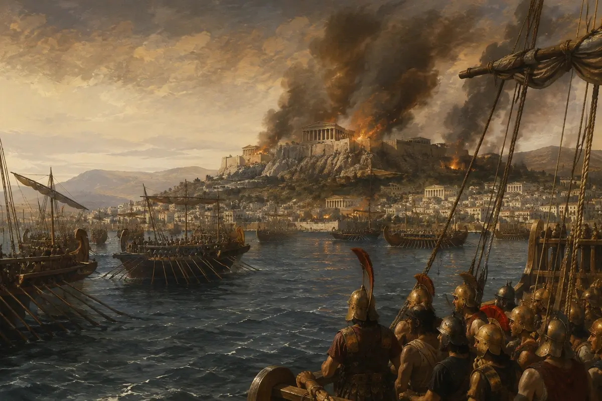 The Wooden Walls of Athens: How a Riddle and a Lie Won the Battle of Salamis